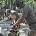 FORT DIX- US Army Reserve Warrior Exercise (WAREX) Obstacle Course Repair