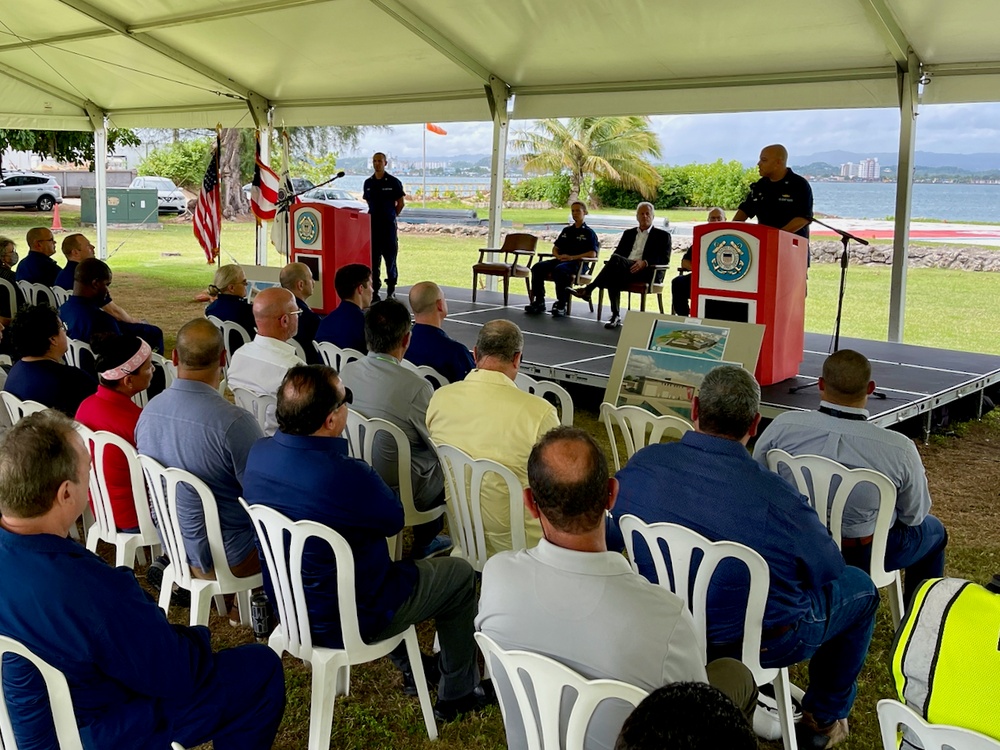 Coast Guard celebrates groundbreaking ceremony to rebuild from Hurricane Maria
