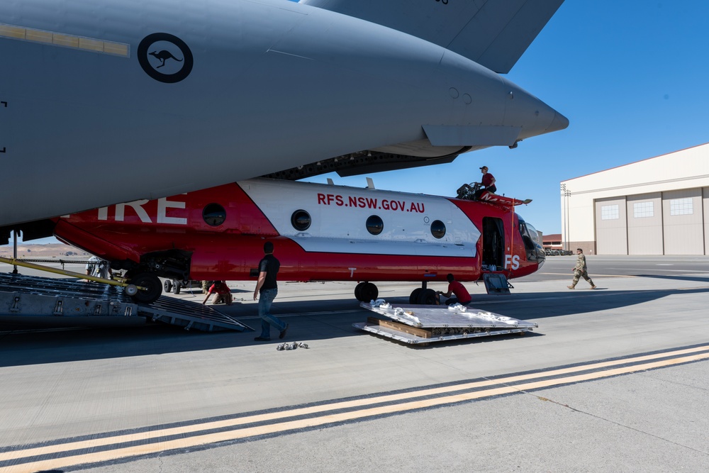 Team Travis assists RAAF with transport