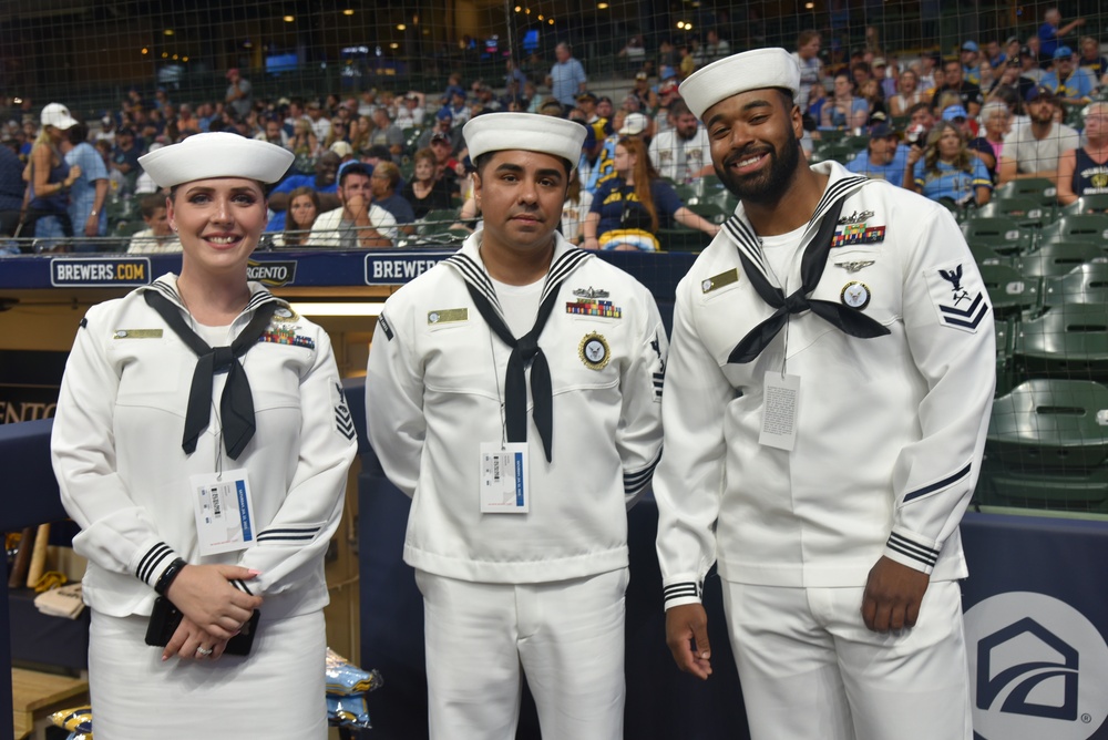 Milwaukee Navy Week, Brewers Game