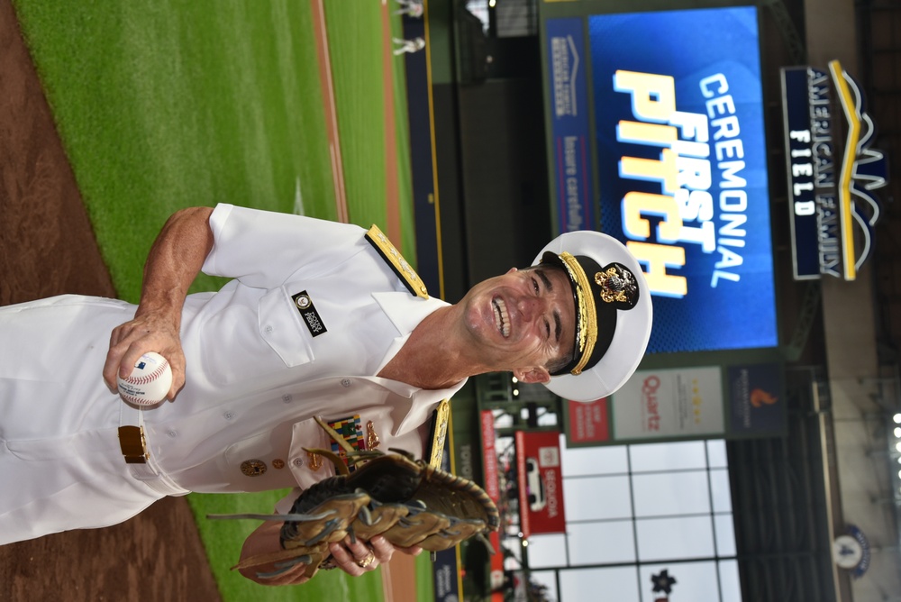Milwaukee Navy Week, First Pitch