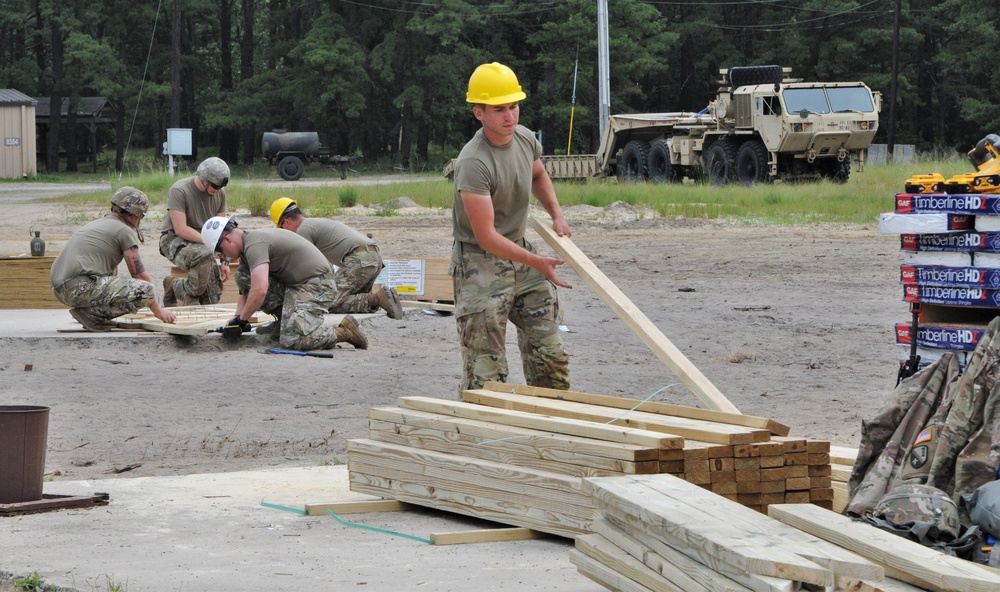 FORT DIX- US Army Reserve Warrior Exercise (WAREX) Range 12 Urban Ops