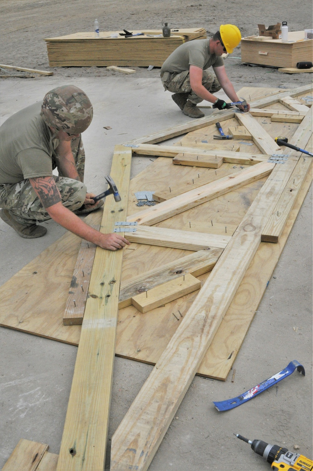 FORT DIX- US Army Reserve Warrior Exercise (WAREX) Range 12 Urban Ops