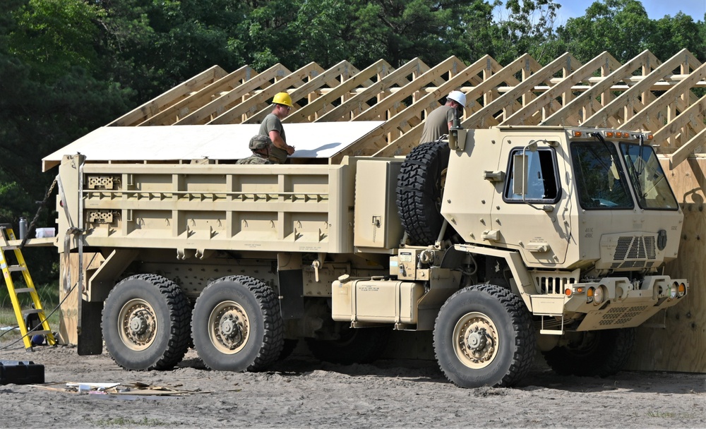 FORT DIX- US Army Reserve Warrior Exercise (WAREX) Range 12 Urban Ops