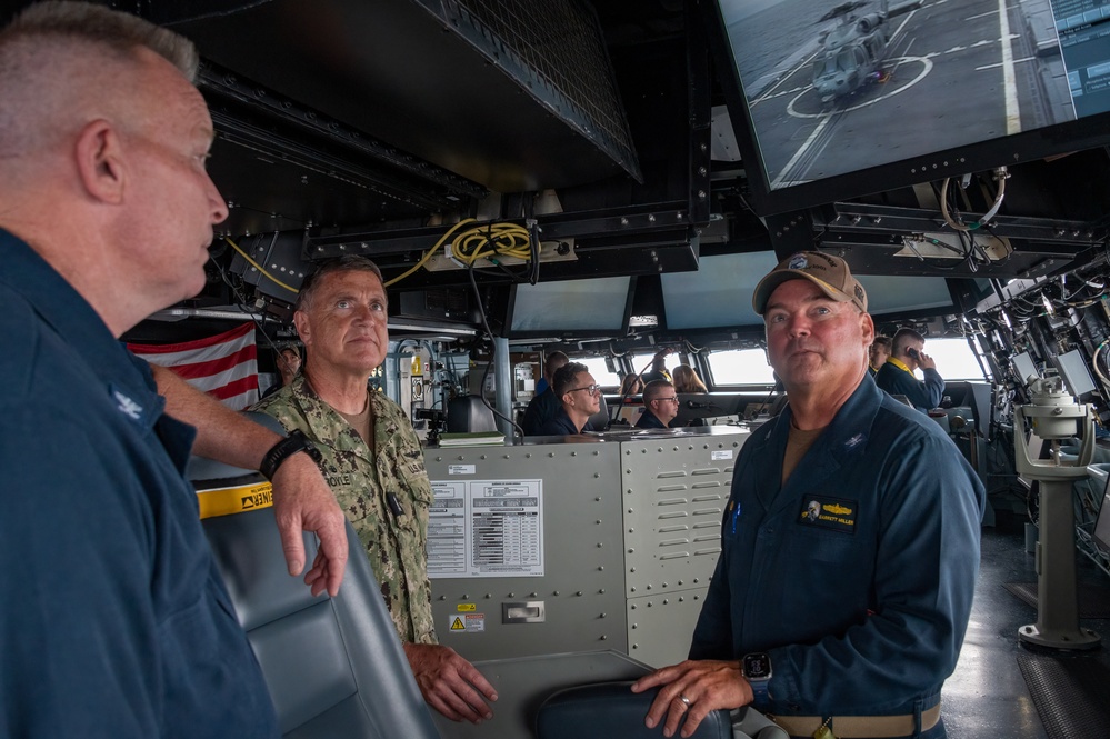 VADM Boyle Visits USS Michael Monsoor