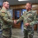 213th RSG Command Sergeant Major Recognizes 110th CSSB Soldier's Excellence with CSM Coin