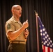 Sgt. Maj. Troy E. Black attends corporals course graduation on Marine Corps Base Quantico