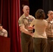 Sgt. Maj. Troy E. Black attends corporals course graduation on Marine Corps Base Quantico