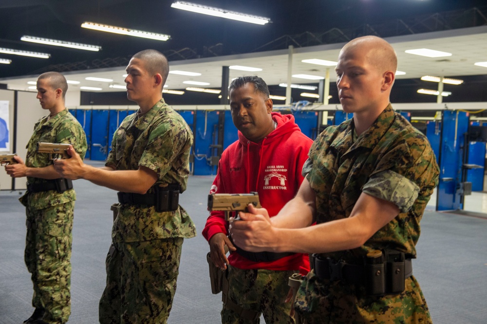 Navy Reserve Officer Training Corps (NROTC), New Student Indoctrination (NSI) Cycle 3 Weapons Familiarization