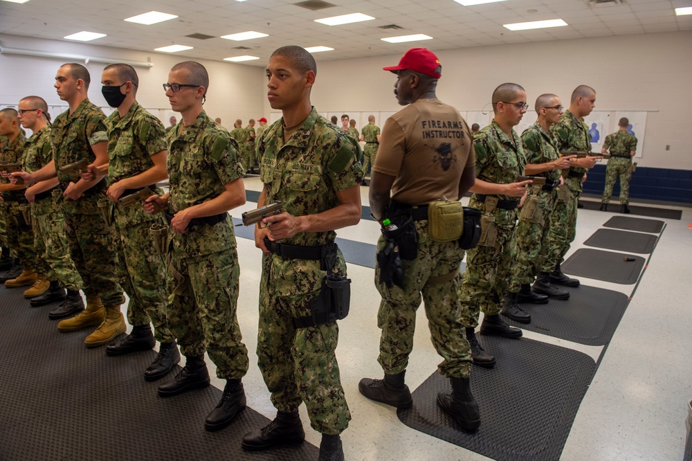 Navy Reserve Officer Training Corps (NROTC), New Student Indoctrination (NSI) Cycle 3 Weapons Familiarization