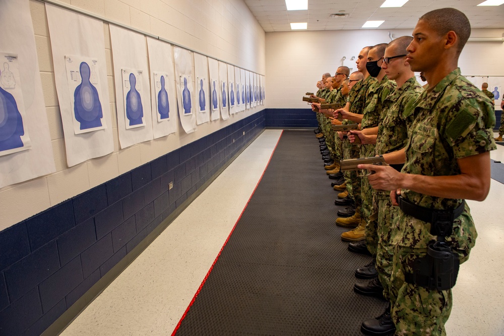 Navy Reserve Officer Training Corps (NROTC), New Student Indoctrination (NSI) Cycle 3 Weapons Familiarization