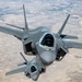 Two F-35As Fly in Formation Over the Arizona Desert