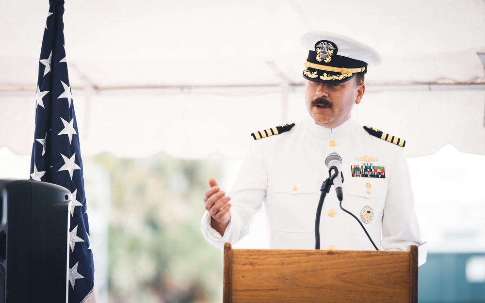 USS Winston S. Churchill (DDG 81) Holds a Change of Command Ceremony