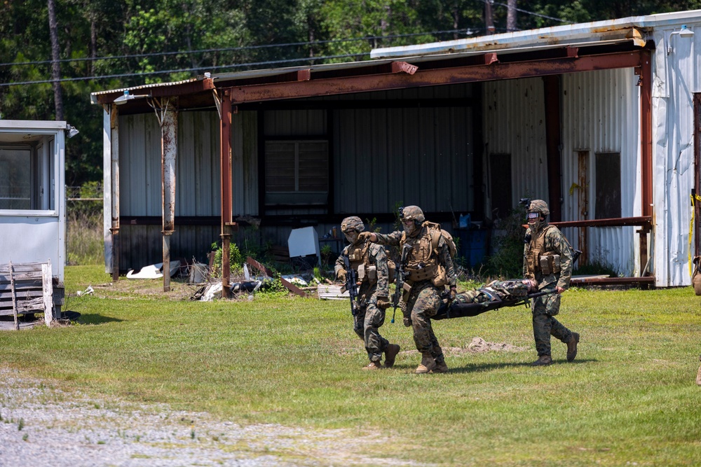 MARFORRES battalion conducts raid training during Exercise Raven