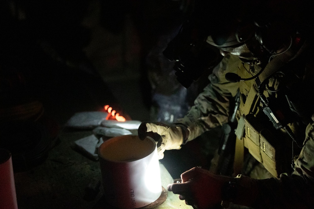 British Royal Marines conduct raid during Exercise Raven