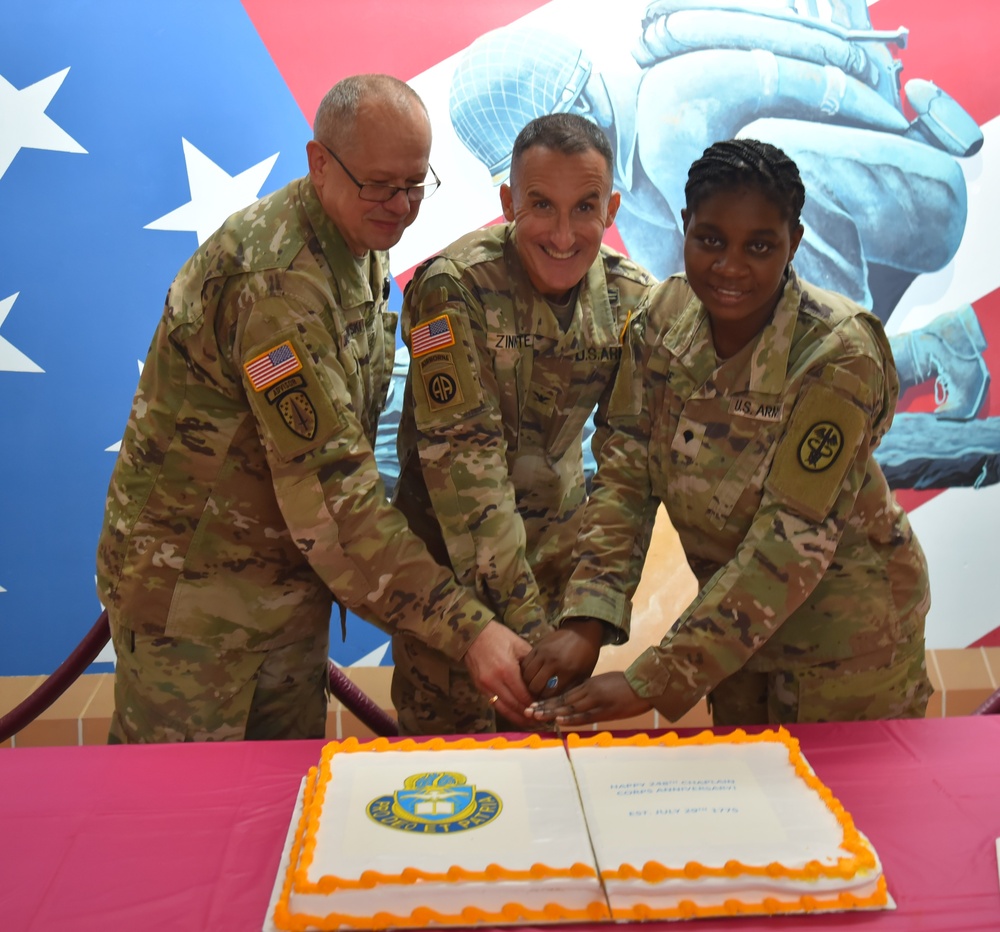 WAMC Chaplains celebrate 248th Army Chaplain Corp Birthday