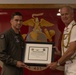 Commodore Readwin presents award to F35-B Pilot