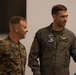 Commodore Readwin presents award to F35-B Pilot
