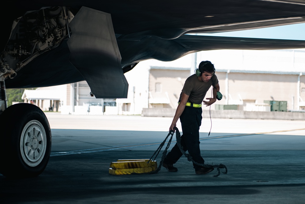 Tyndall's last F-22 Raptors