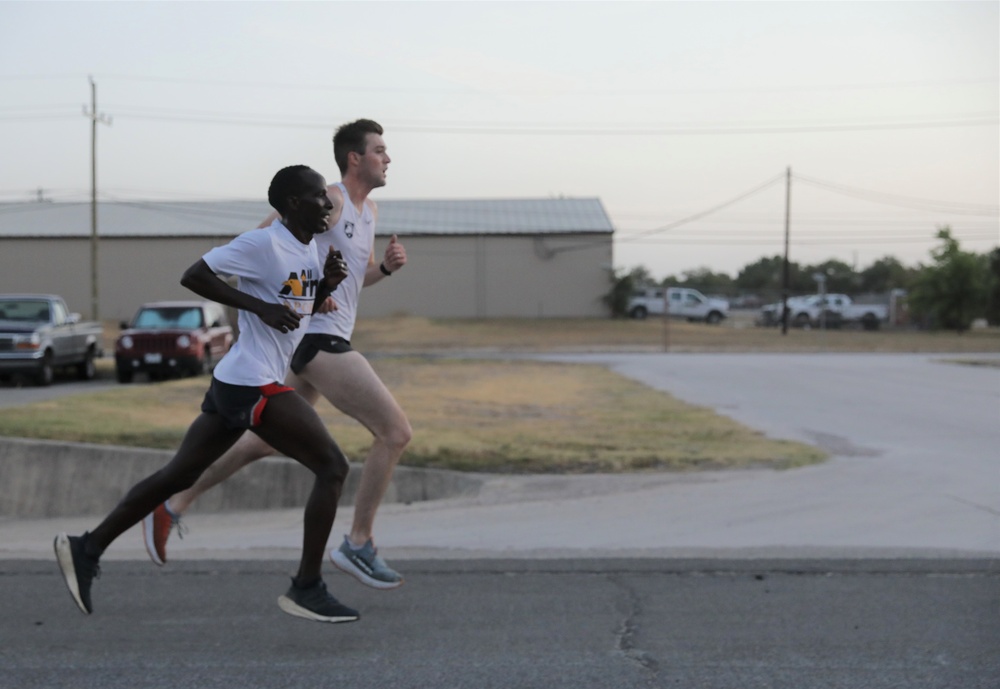 Fort Cavazos Army 10-Miler Competition Team Training