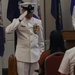 U.S. Navy Chief Wendell Tabios receives a Navy and Marine Corps Commendation Medal