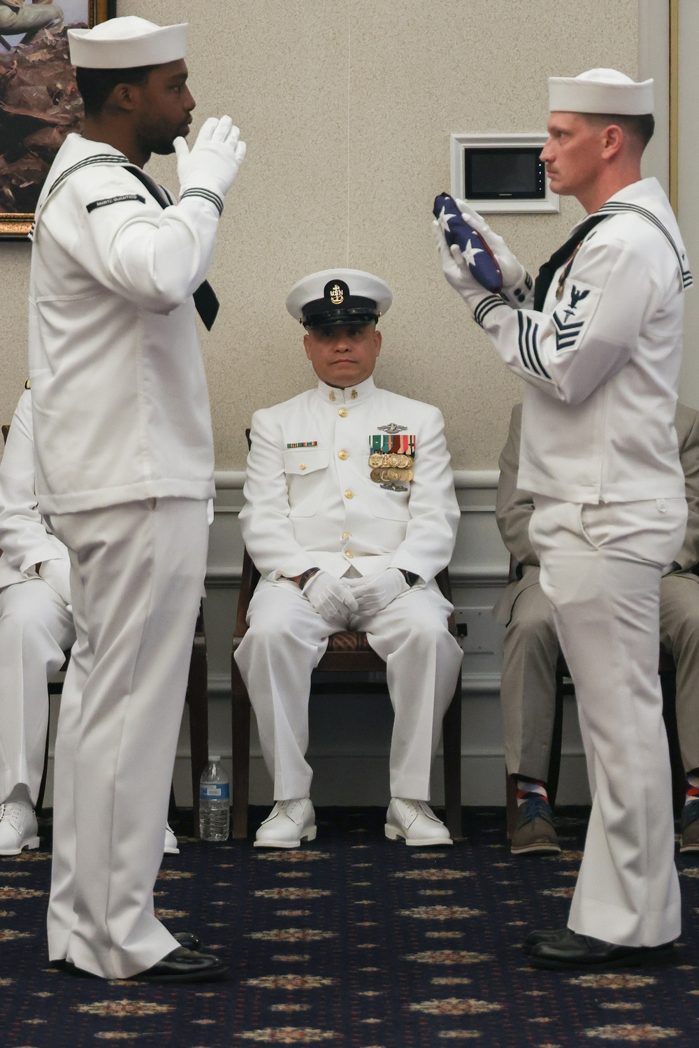 Dvids Images Us Navy Chief Wendell Tabios Receives A Navy And Marine Corps Commendation 