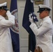 U.S. Navy Chief Wendell Tabios receives a Navy and Marine Corps Commendation Medal