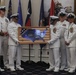 U.S. Navy Chief Wendell Tabios receives a Navy and Marine Corps Commendation Medal