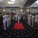 U.S. Navy Chief Wendell Tabios receives a Navy and Marine Corps Commendation Medal