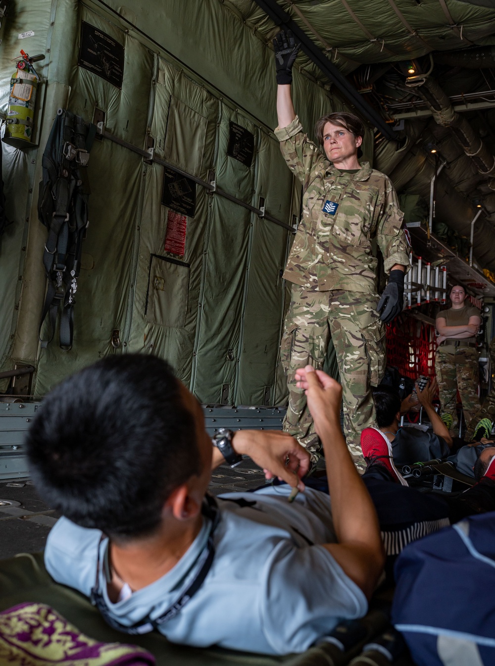 Multilateral Aeromedical Evacuation training during Mobility Guardian 2023