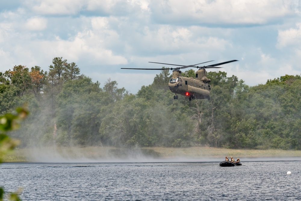 Helo-Casting at Fort McCoy