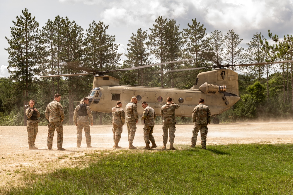 Helo-Casting at Fort McCoy