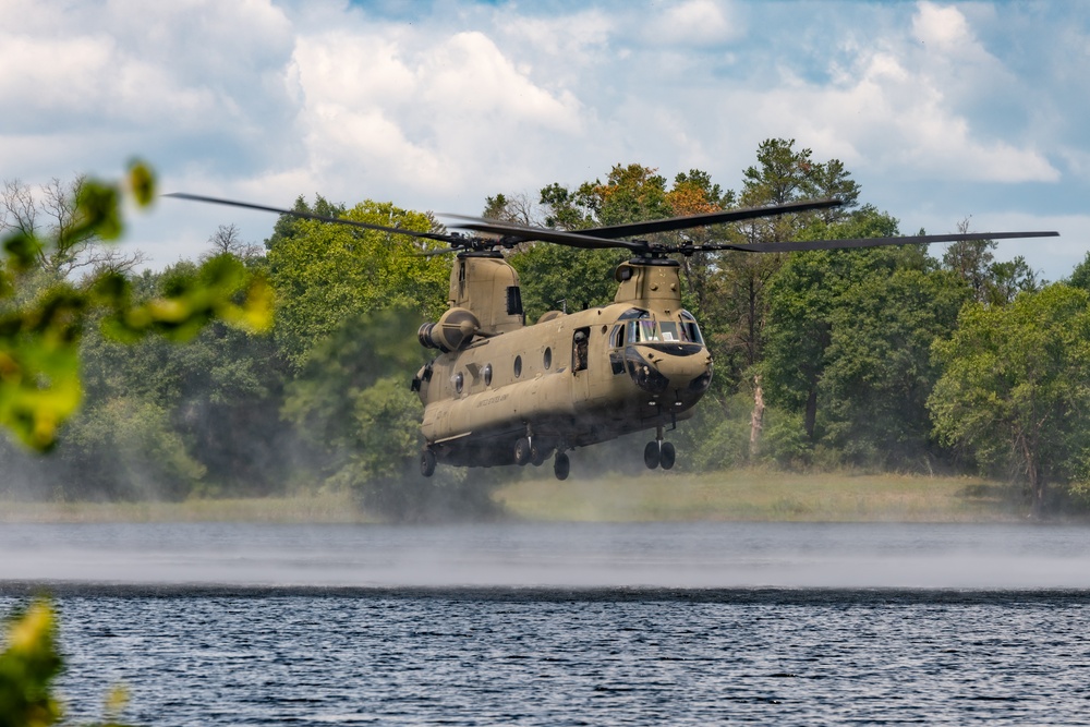Helo-Casting at Fort McCoy