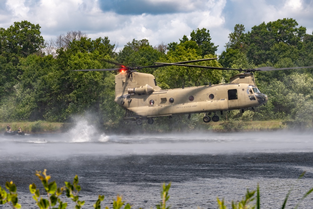 Helo-Casting at Fort McCoy