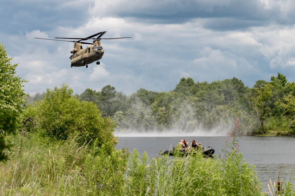 Helo-Casting at Fort McCoy