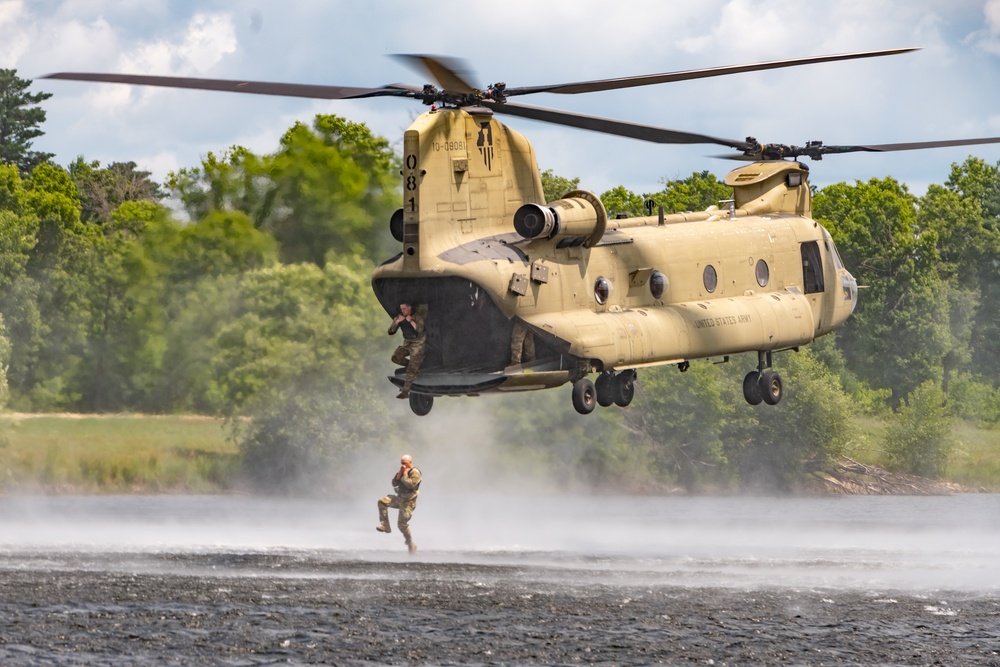 Helo-Casting at Fort McCoy