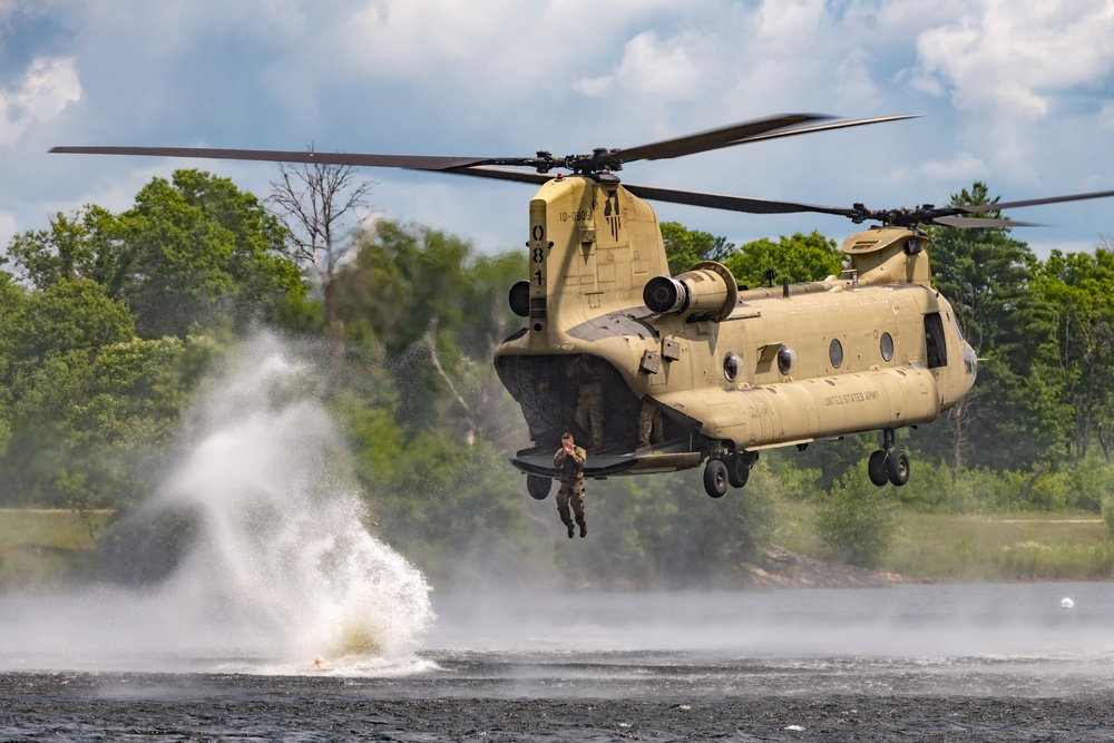 Helo-Casting at Fort McCoy