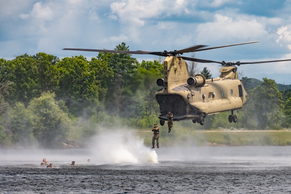 Helo-Casting at Fort McCoy