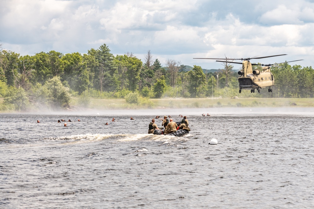 Helo-Casting at Fort McCoy