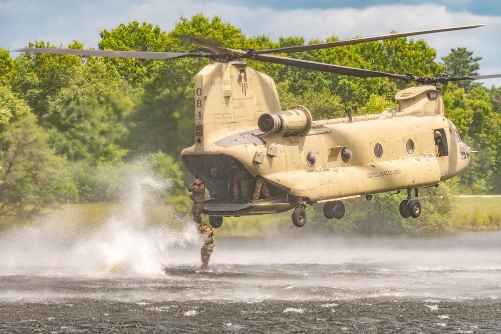 Helo-Casting at Fort McCoy
