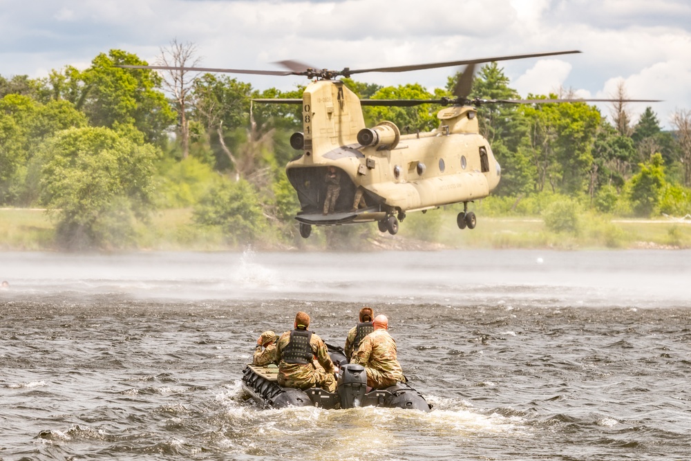 Helo-Casting at Fort McCoy