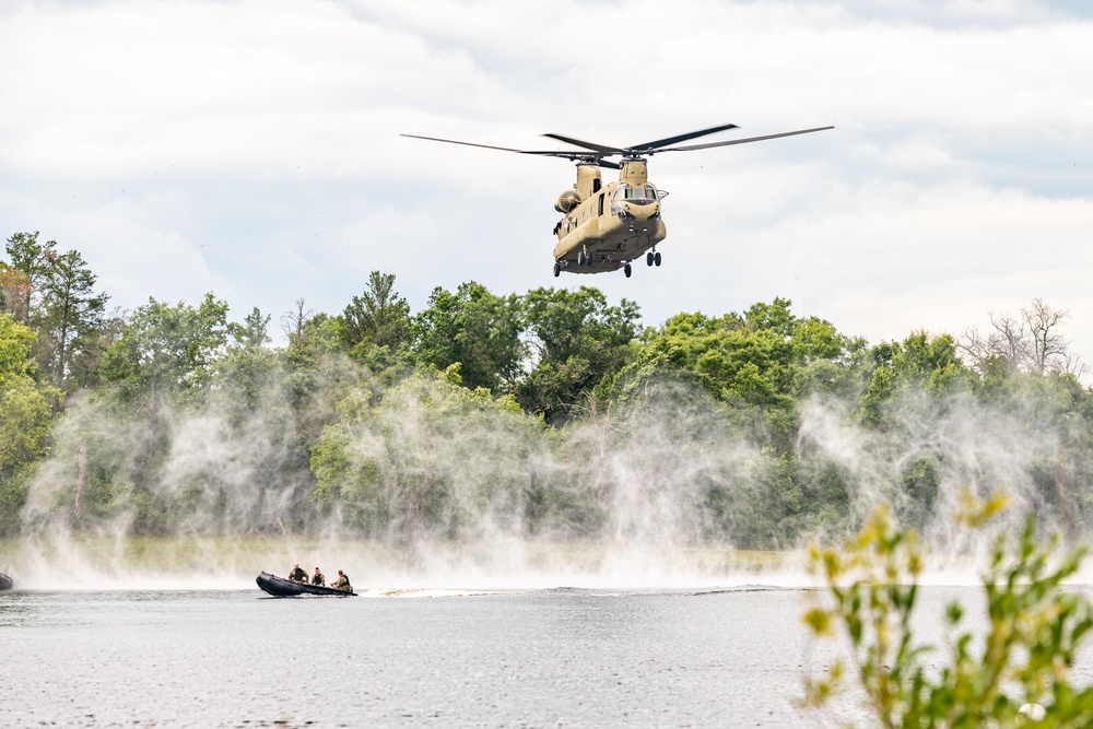 Helo-Casting at Fort McCoy