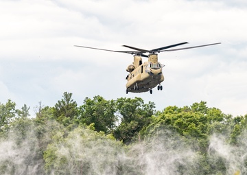 Helo-Casting at Fort McCoy