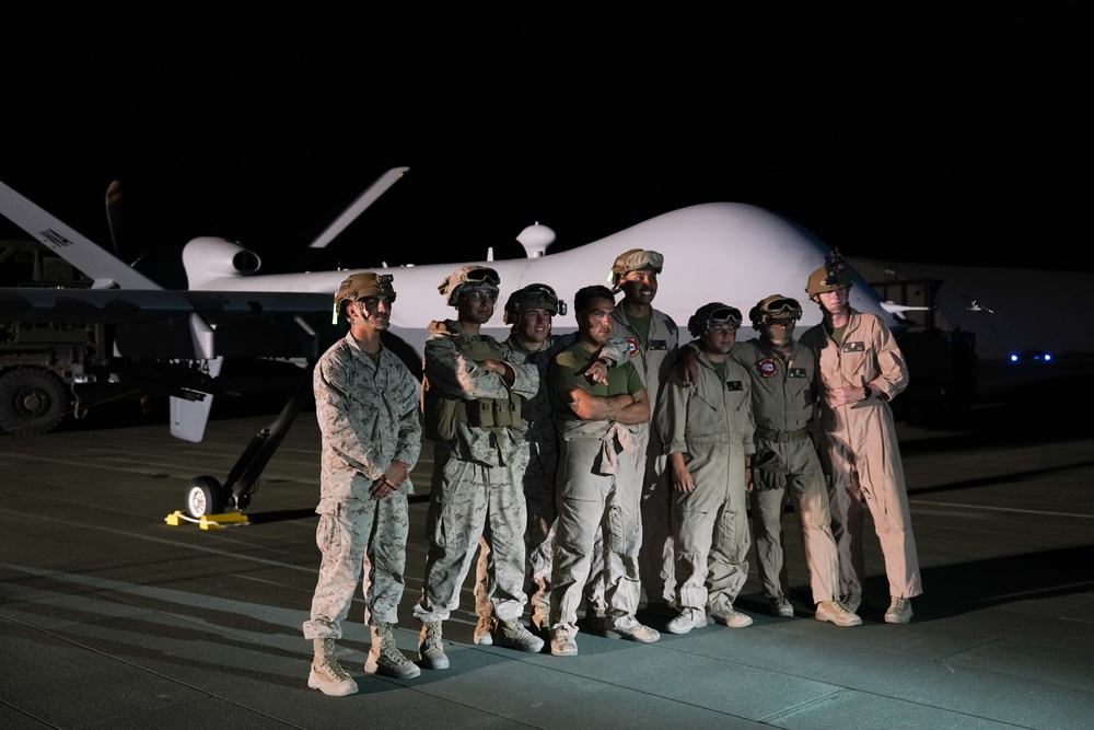 Air Force MQ-9A Reaper used in Marine Corps exercise