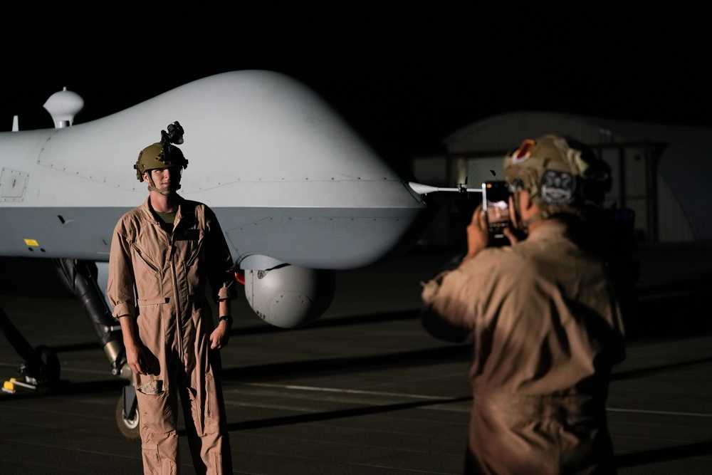 Air Force MQ-9A Reaper used in Marine Corps exercise