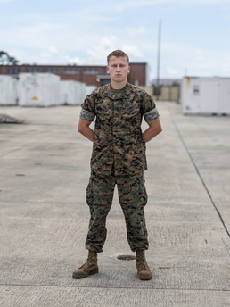 U.S. Marine Corps Sgt. Jarid Fowle: an aviation precision-measurement equipment technician with MALS-14