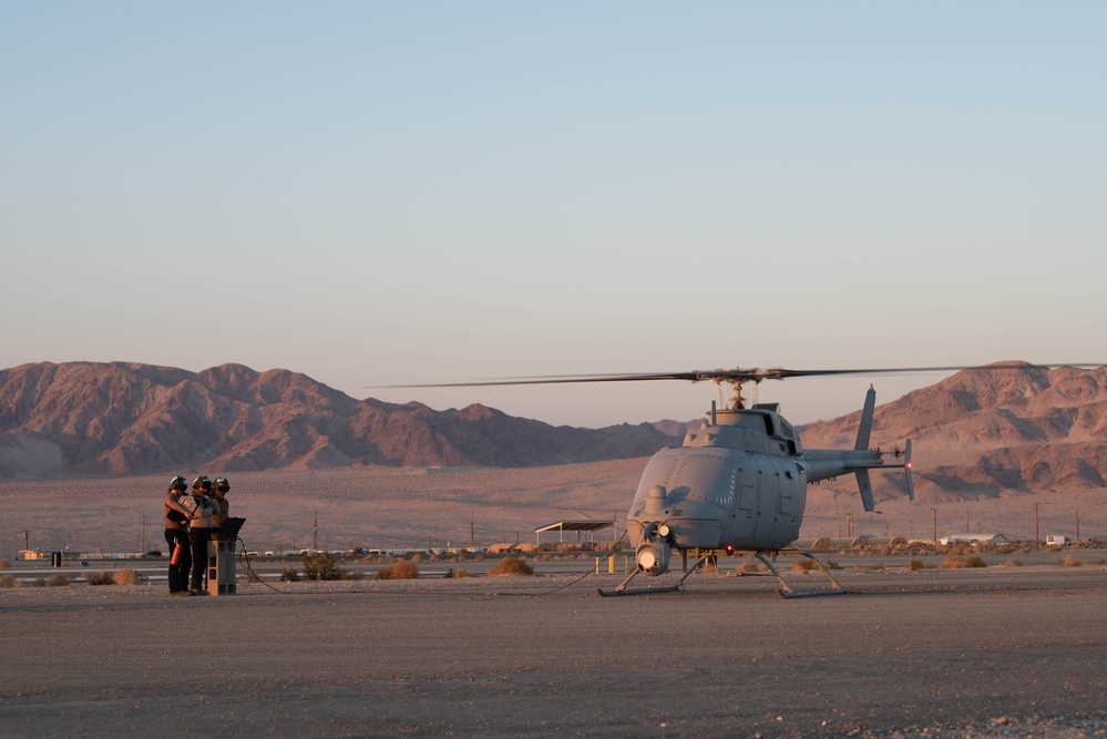 Twenty Nine Palms: MQ-8C launch