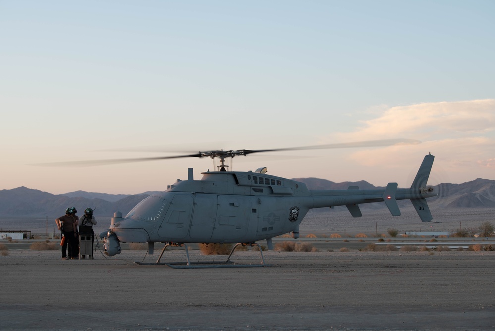 Twenty Nine Palms: MQ-8C launch