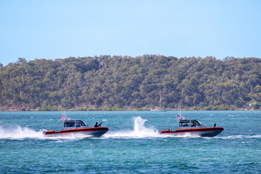 U.S. Coast Guard MSST trains on crucial port security tactics