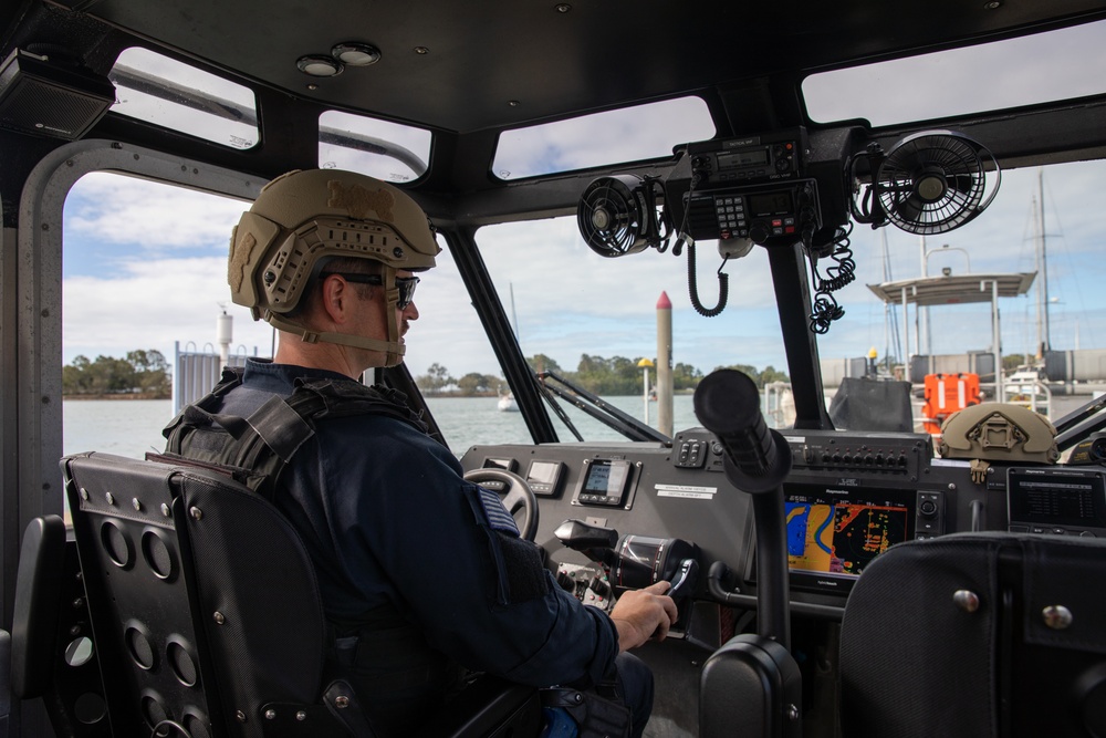 U.S. Coast Guard MSST trains on crucial port security tactics